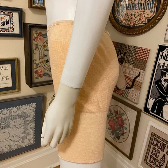 Vintage Womens Peach High-Waist Petti-Pants Stretch Shorts Size M - Picture 2 of 3